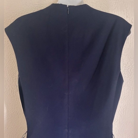 Lauren Ralph Lauren navy sheath sz 10 NWT - Picture 2 of 7